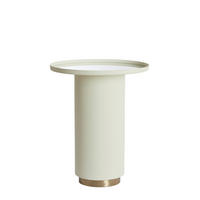 BEISTELLTISCH Fatima Weiß 46/46/56 cm - Weiß, Metall (46/46/56cm) - Light & Living