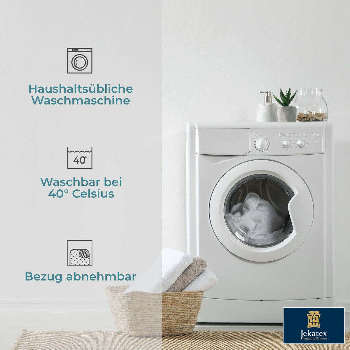 TOPPER MULTIFLEX 3-Zonen Komfort 90x200cm - Grau, Textil (90/200cm) - JEKATEX