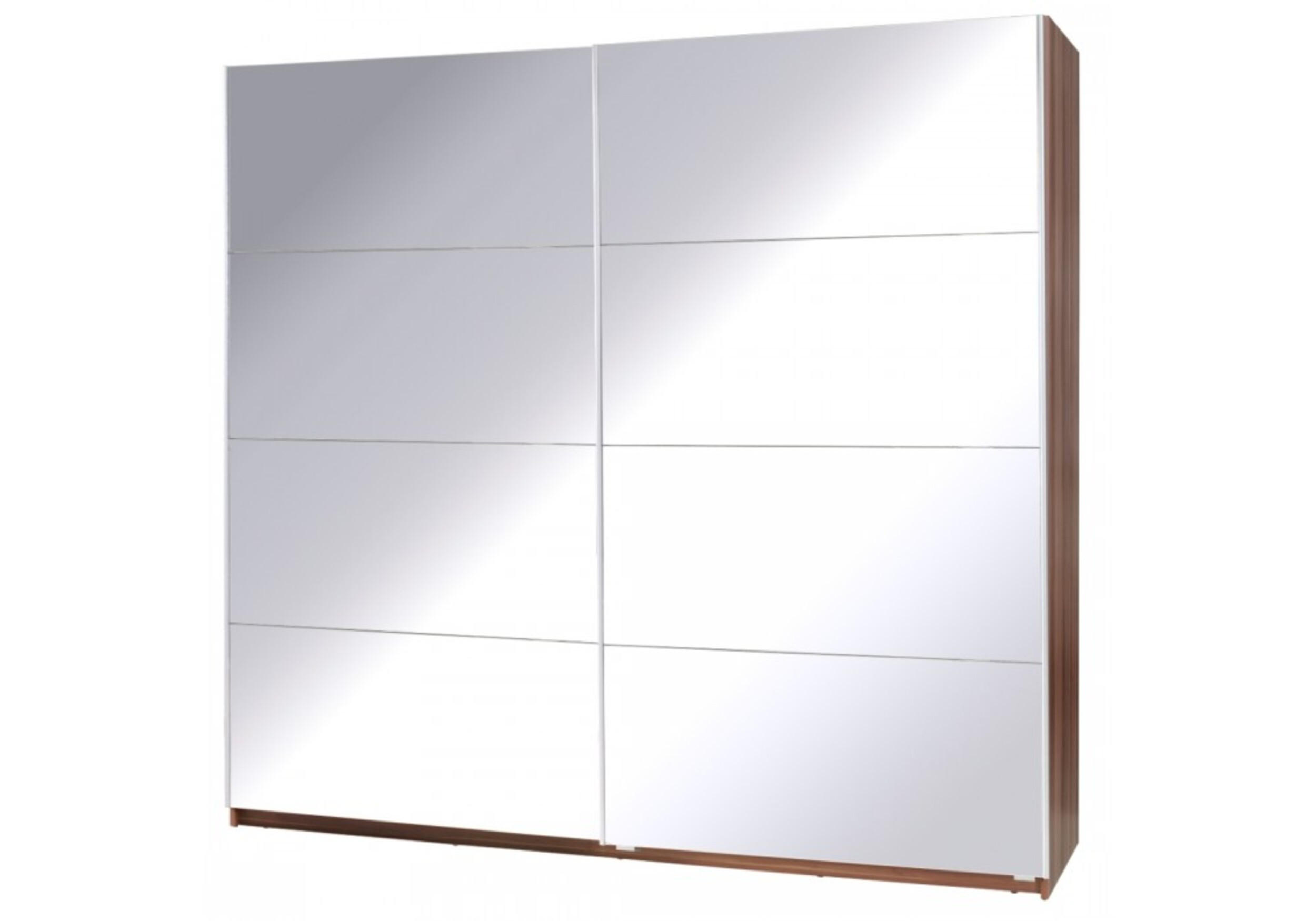SCHIEBETÜRENSCHRANK - Kleiderschrank Corse 1 Pflaume - Pflaume, Holzwerkstoff (255/211/63cm) - Möblo