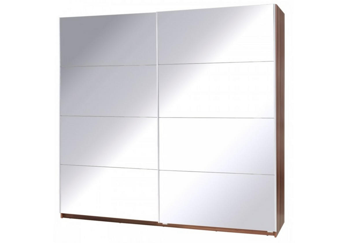 SCHIEBETÜRENSCHRANK - Kleiderschrank Corse 1 Pflaume - Pflaume, Holzwerkstoff (255/211/63cm) - Möblo