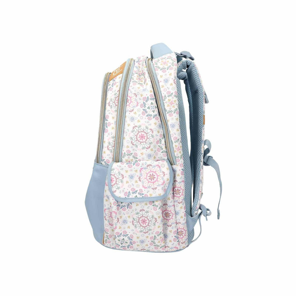 SCHULRUCKSACK FESTIVAL FUN TOPModel hellblau 25 x 34 x 43 cm - Hellblau, Textil (34/25cm) - Depesche Germany