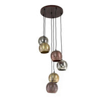 HÄNGELEUCHTE Ball Grau 40/40/150 cm - Grau, Glas (40/40/150cm) - Hoyz Collection