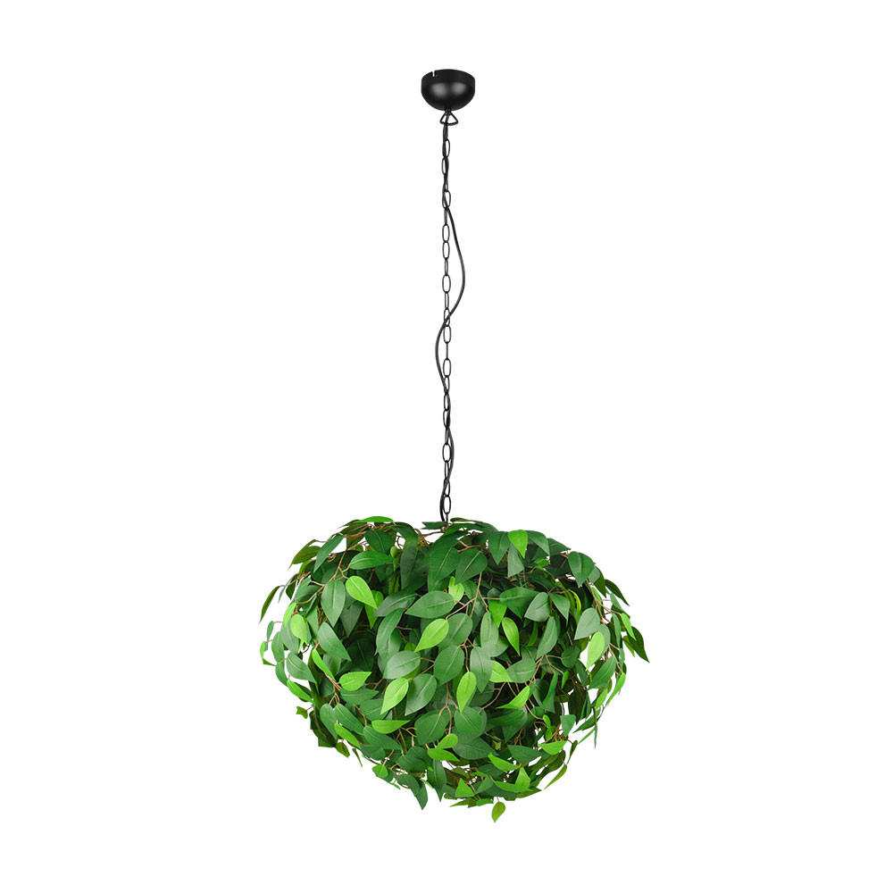 HÄNGELEUCHTE LEAVY Metall Grün - Grün, Metall (70/70/150cm)