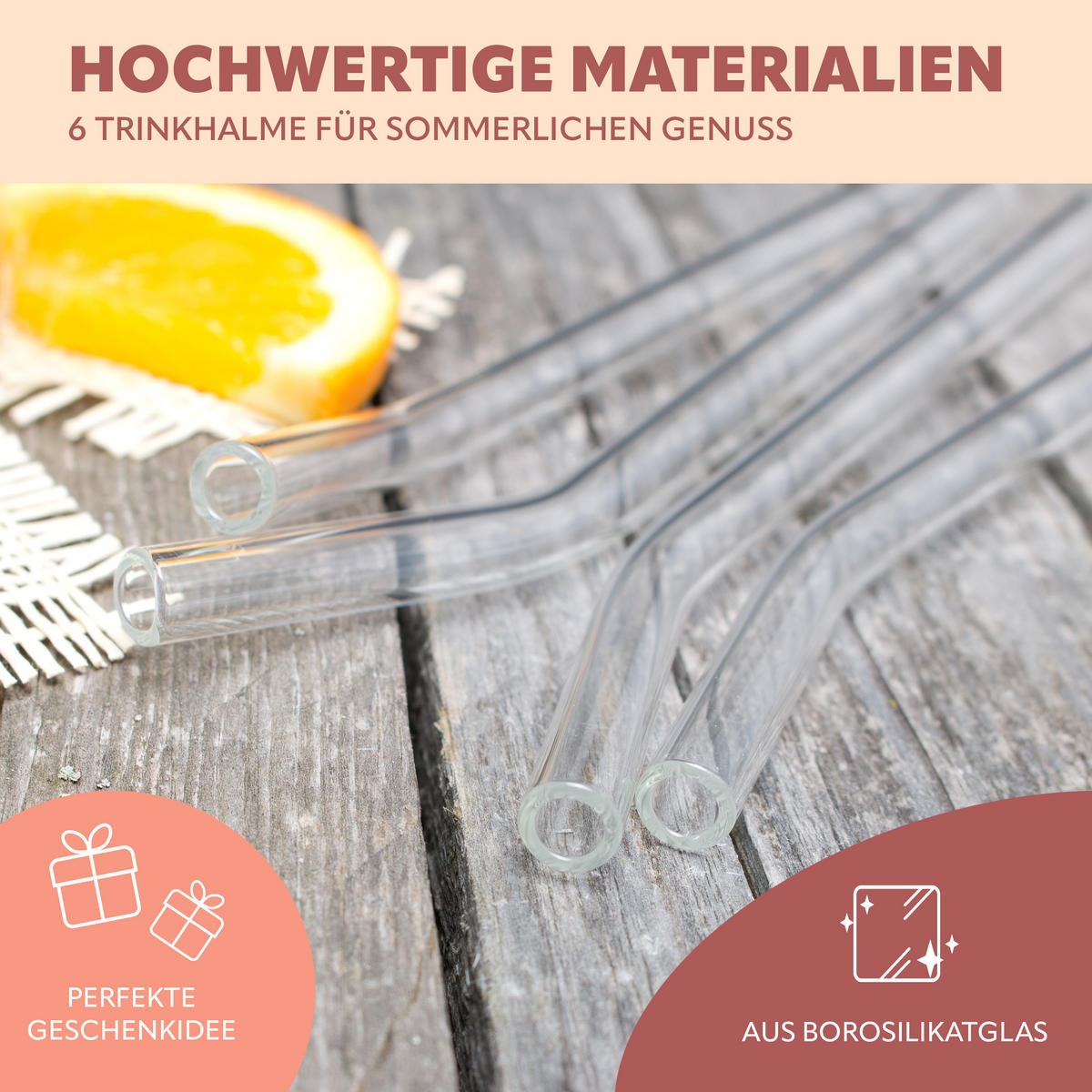 GLAS-TRINKHALME, transparent - Transparent, Glas (0.8/15cm) - bremermann