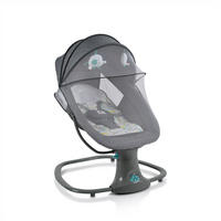BABYWIPPE Axel 3 in1 grün Bluetooth, 5 Schaukelgeschwindigkeiten, Moskitonetz, 5-Punkt-Gurt - Grün, Metall - Moni