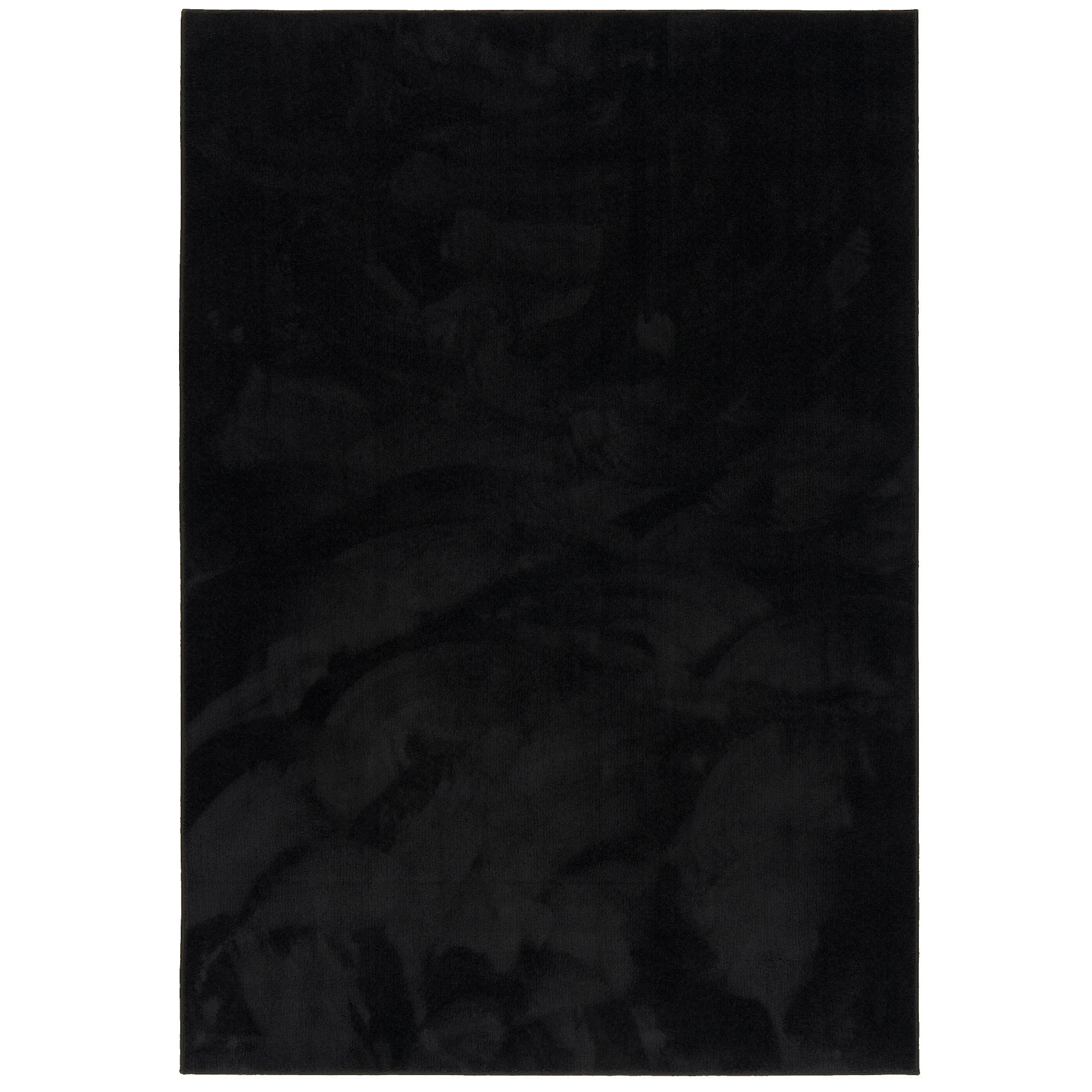Snapstyle Hochflorteppich Schwarz 140x200 cm
