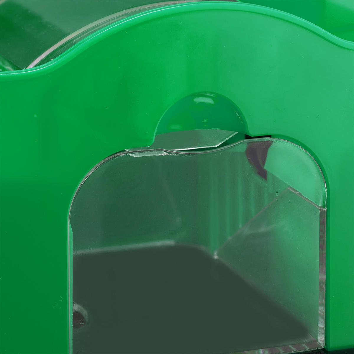 KARTENMISCHMASCHINE - Grün, Kunststoff (23/15cm) - Relaxdays