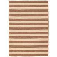 IN & OUTDOOR TEPPICH FLACHGEWEBE VALENCIA STREIFEN - Beige, Textil (140/200cm) - Pergamon