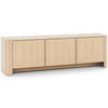 LOWBOARD Bari Eiche Vicenza 168 / 39 / 52cm - Eichefarben, Holz/Holzwerkstoff (168/52/39cm) - Feldmann-Wohnen