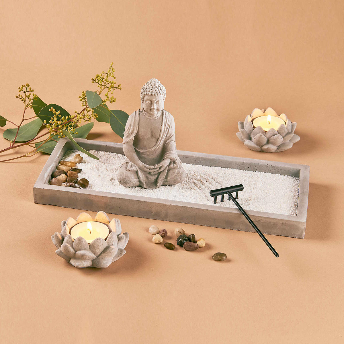 DEKOOBJEKT Secret Garden - Grau, Stein (29/15/12cm) - Butlers