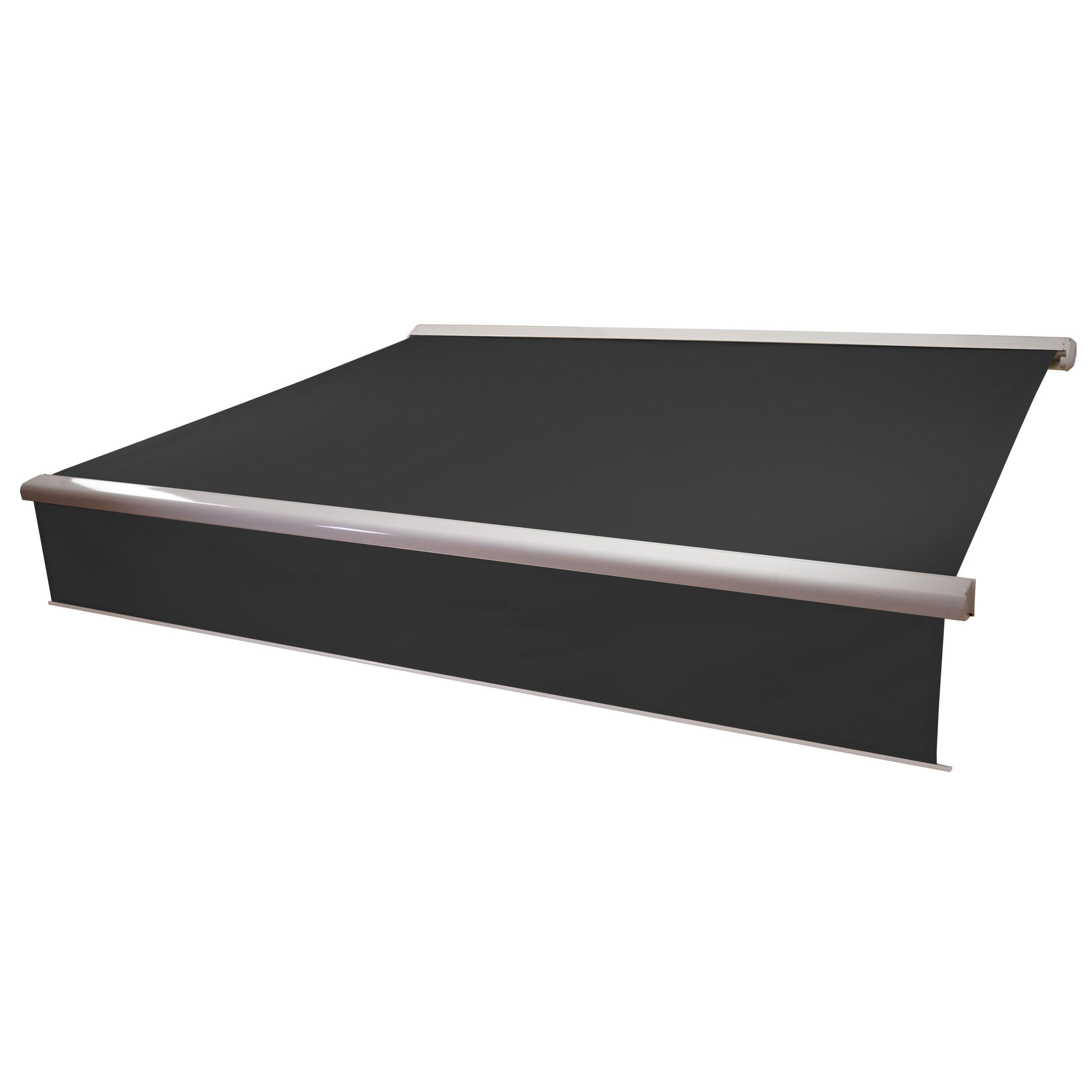 KASSETTEN-MARKISE VOLANT AUSFAHRBAR Anthrazit - Anthrazit, Textil (400/15/300cm) - MCW