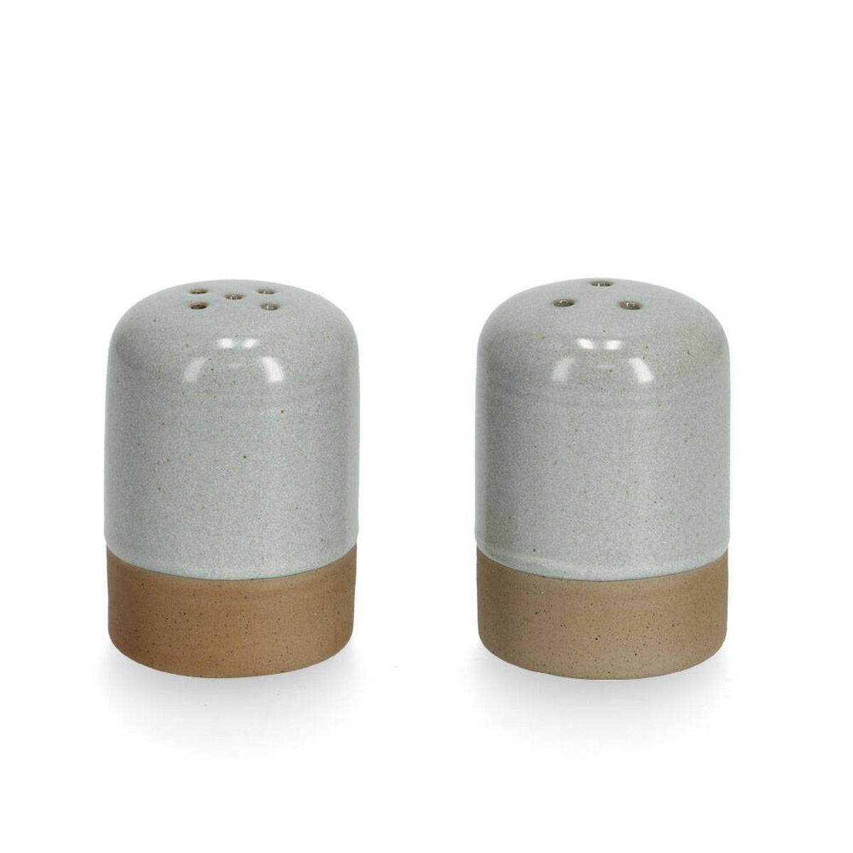 SALZ- UND PFEFFERSTREUER Keramik Ø 5,7 cm - Grau, Keramik (5.6/8.5/5.6cm)