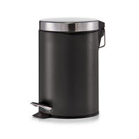 KOSMETIKEIMER - Schwarz - 3 Liter - Schwarz, Metall (17/26/17cm) - Zeller Present