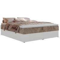 POSTEL BOXSPRING TRAVIT ZERO 140/200 - Hnědá Manšestr - Topper Visco - H4 - černá/hnědá, textil/plast (140/200cm) - MKS