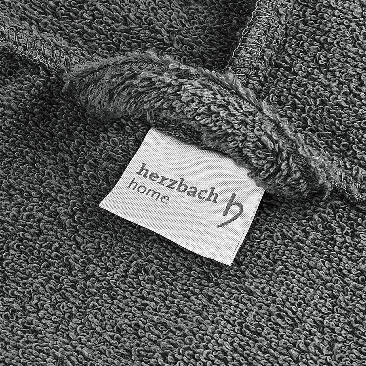 BADEMANTEL Herren Anthrazit - Anthrazit, Textil (Mnull) - Herzbach Home