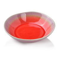 TELLER Basic Nature Rot 20/20/5.5 cm Keramik - Rot, Keramik (20cm) - Mondex