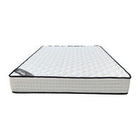 STANDARDMATRATZE - 2 Personen - stoff - weiß Lurean - Weiß, Textil (160/200cm) - Vente-Unique