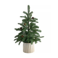 KUNSTPFLANZE LED Weihnachten Julgran, 60x35x35cm, - Grün, Kunststoff (35/60/35cm) - home&you