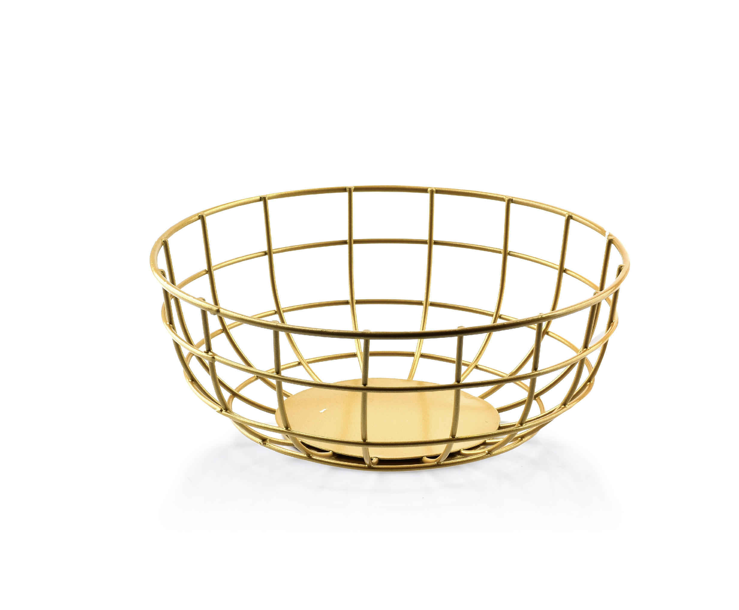 SCHALE Cedric Gold 25/10/10 cm Metall - Goldfarben, Metall (10/10/25cm) - Mondex