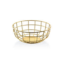 SCHALE Cedric Gold 25/10/10 cm Metall - Goldfarben, Metall (10/10/25cm) - Mondex