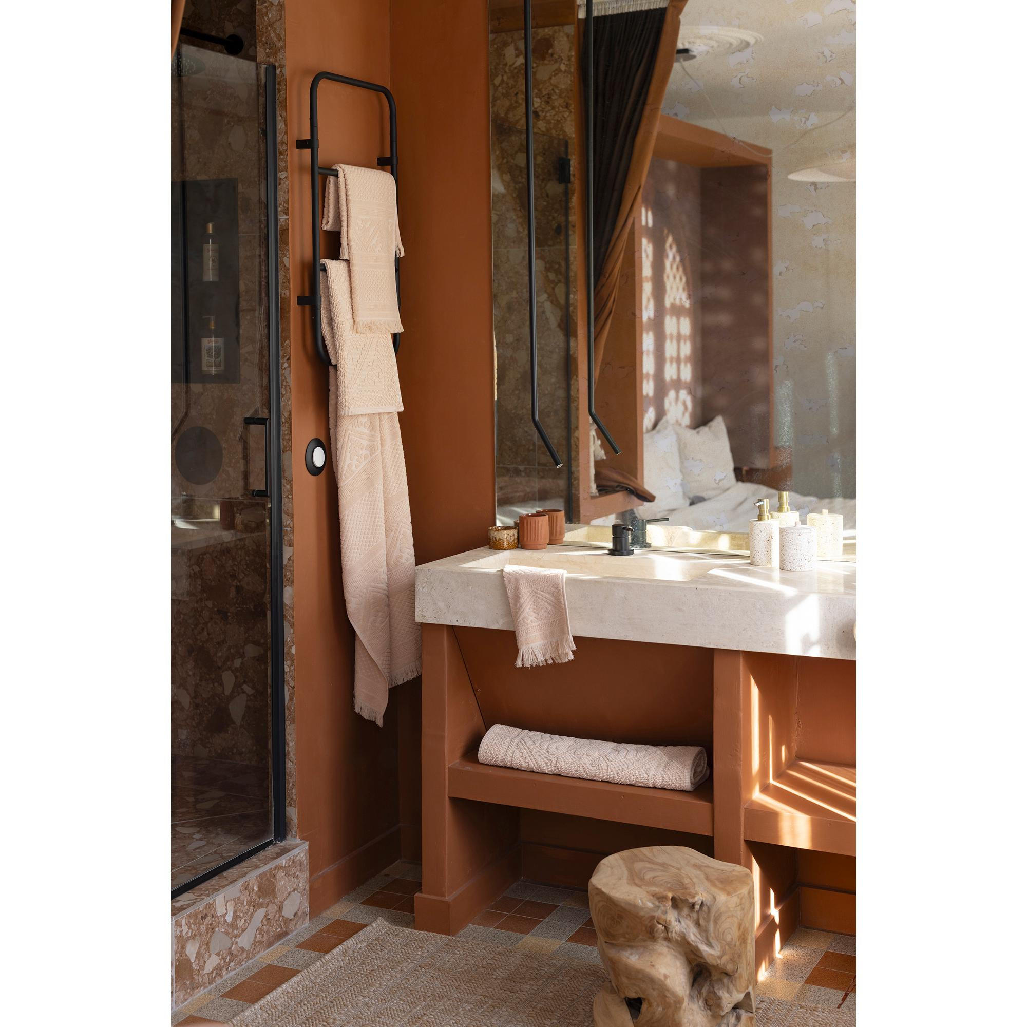 Thumbnail - Vivaraise Badetuch, Hellrosa, Textil, 70x140 cm, Badtextilien, Badetücher