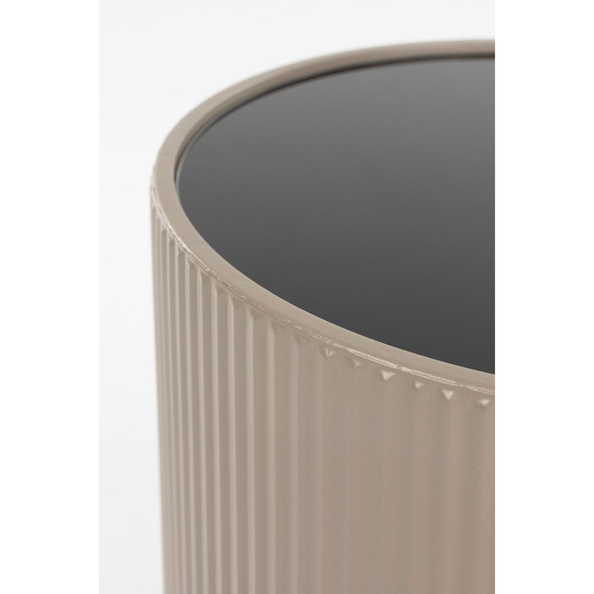 BEISTELLTISCH Brian Beige - Beige, Metall (33/33/50cm) - Housecraft Living