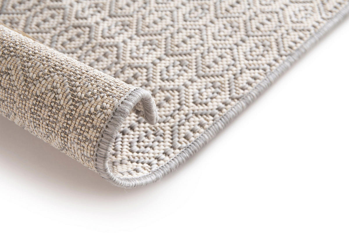 TEPPICH für Innen und Außen grau - Grau, Textil (160/230cm) - AFK Living