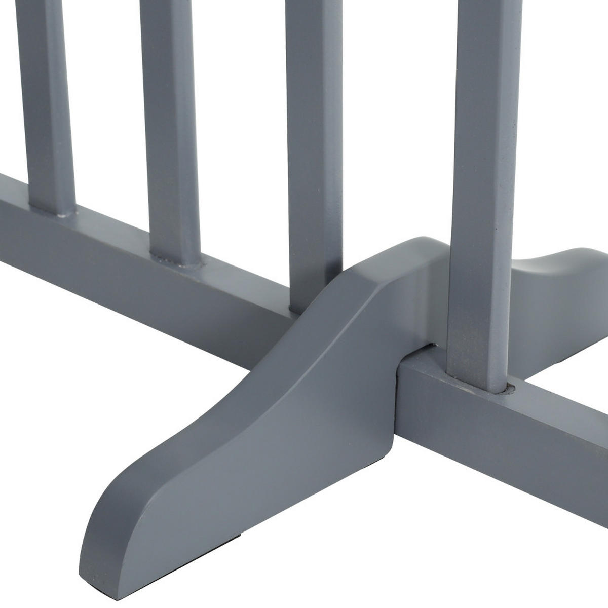 SCHUTZGITTER 3-Paneele Faltbar Freistehend MDF Grau - Grau, Holzwerkstoff (139/1.8cm) - Livingandhome