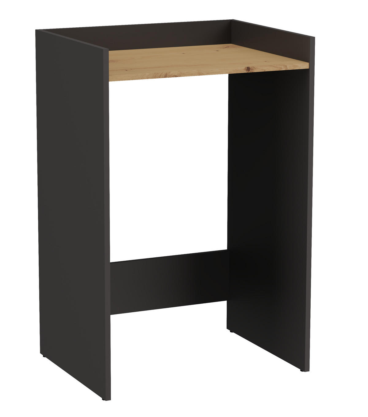 BADEZIMMERSCHRANK POLA NP für Waschmaschine - Anthrazit/Eiche Artisan, Holzwerkstoff (64/97.5/50cm) - CDF