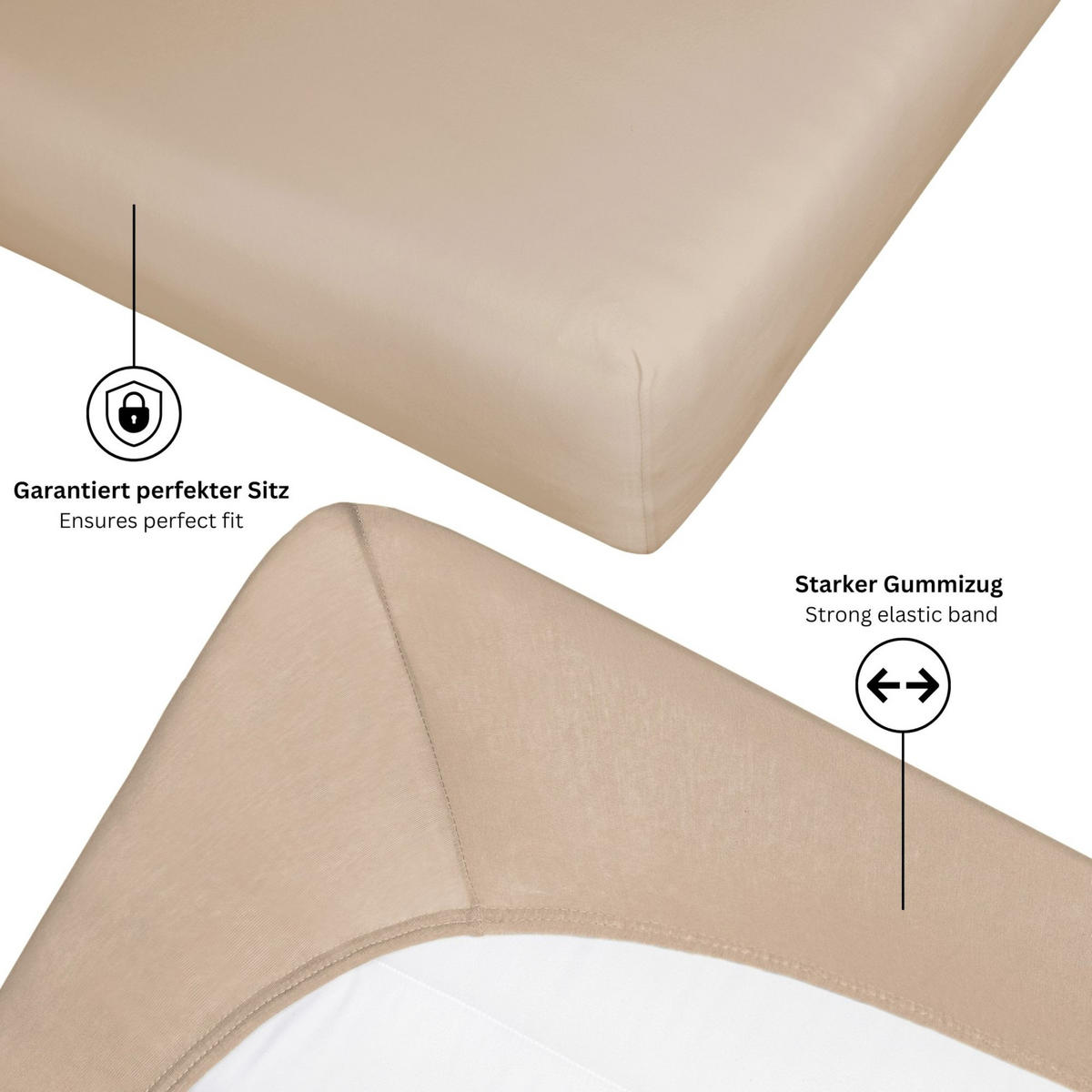 NAPÍNACIE prestieradlo FLAT - biela, textil (90/200cm) - Schöner Wohnen