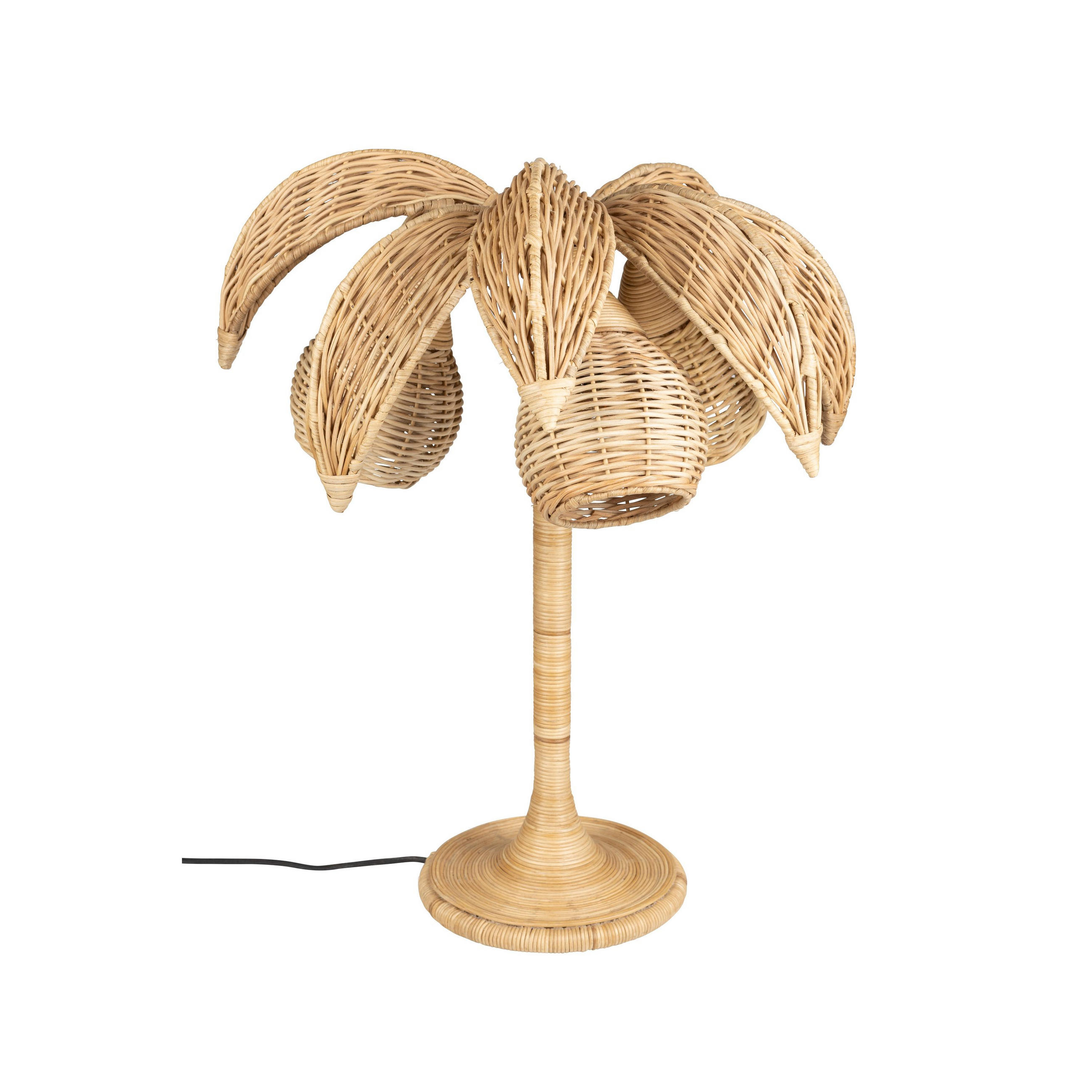 TISCHLAMPE Palmtree Braun - Braun, Metall (65/46/65cm) - Dutchbone