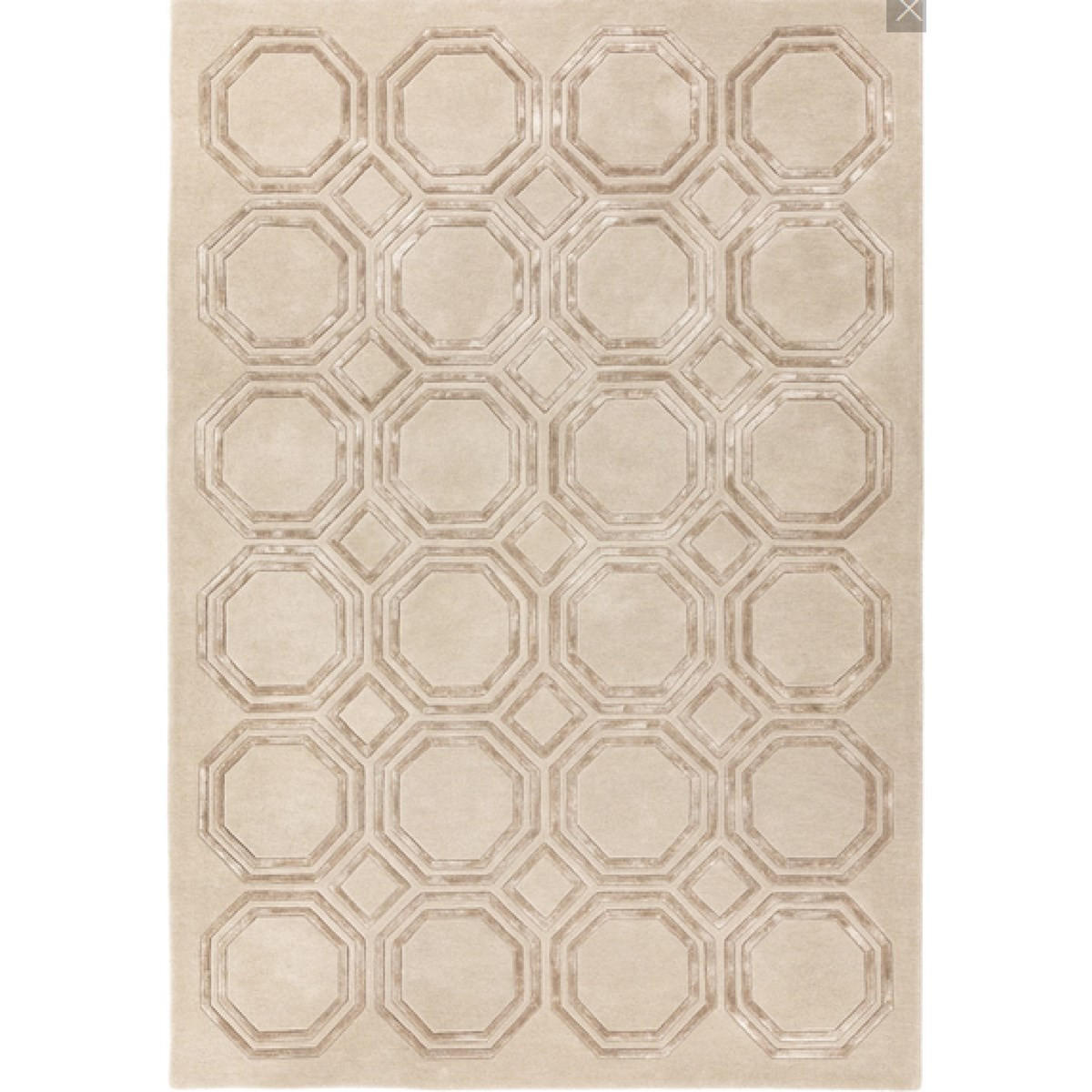 TEPPICH Moderner, handgewebter für Wohn- und Schlafzimmer NAVEL Beige 200 x 300 cm - Beige, Naturmaterialien (200/300cm) - Novatrend