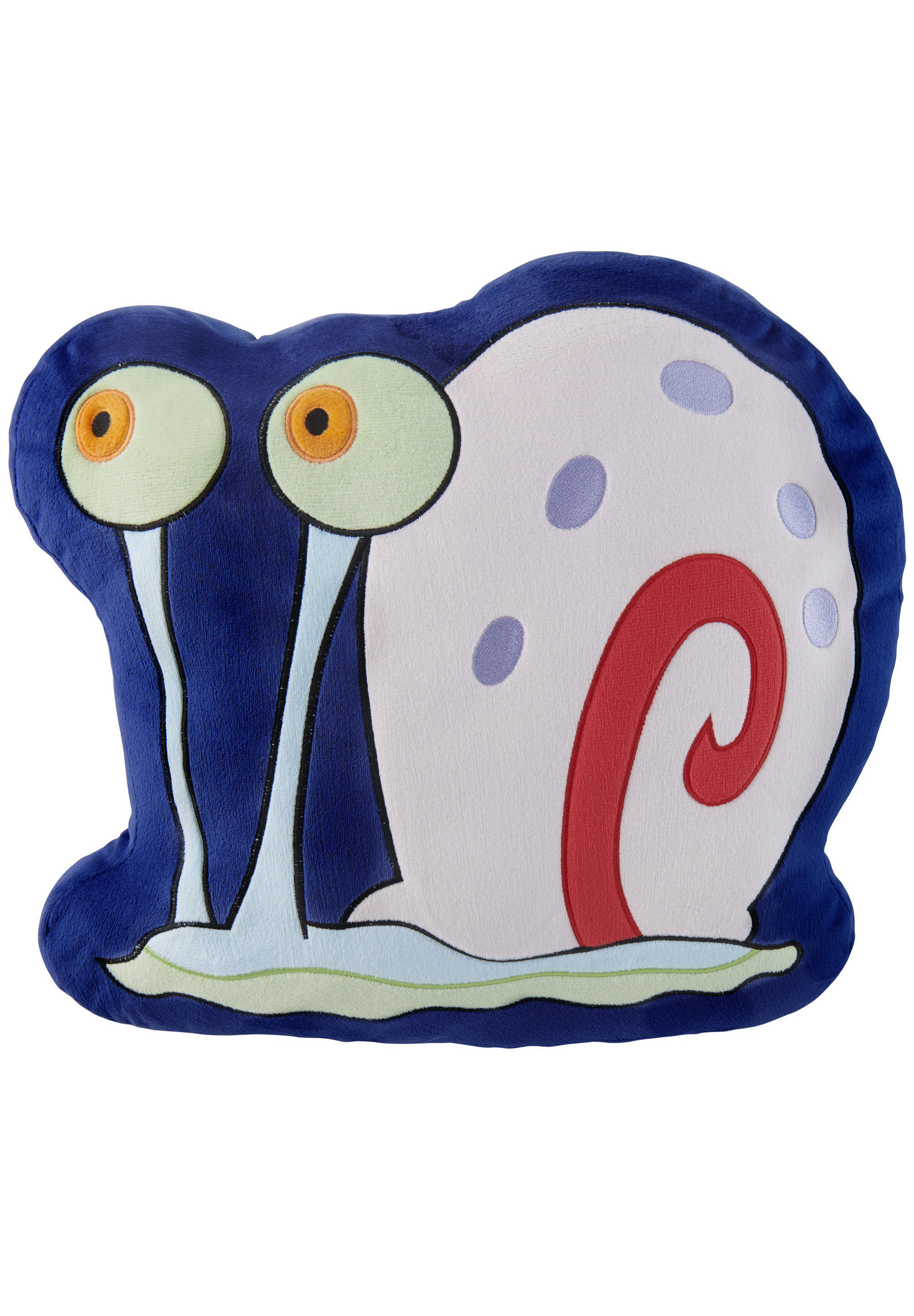 KINDERKISSEN Spongebob Schwammkopf Gary Blau 43 x 25 cm - Blau, Textil (43/25cm)