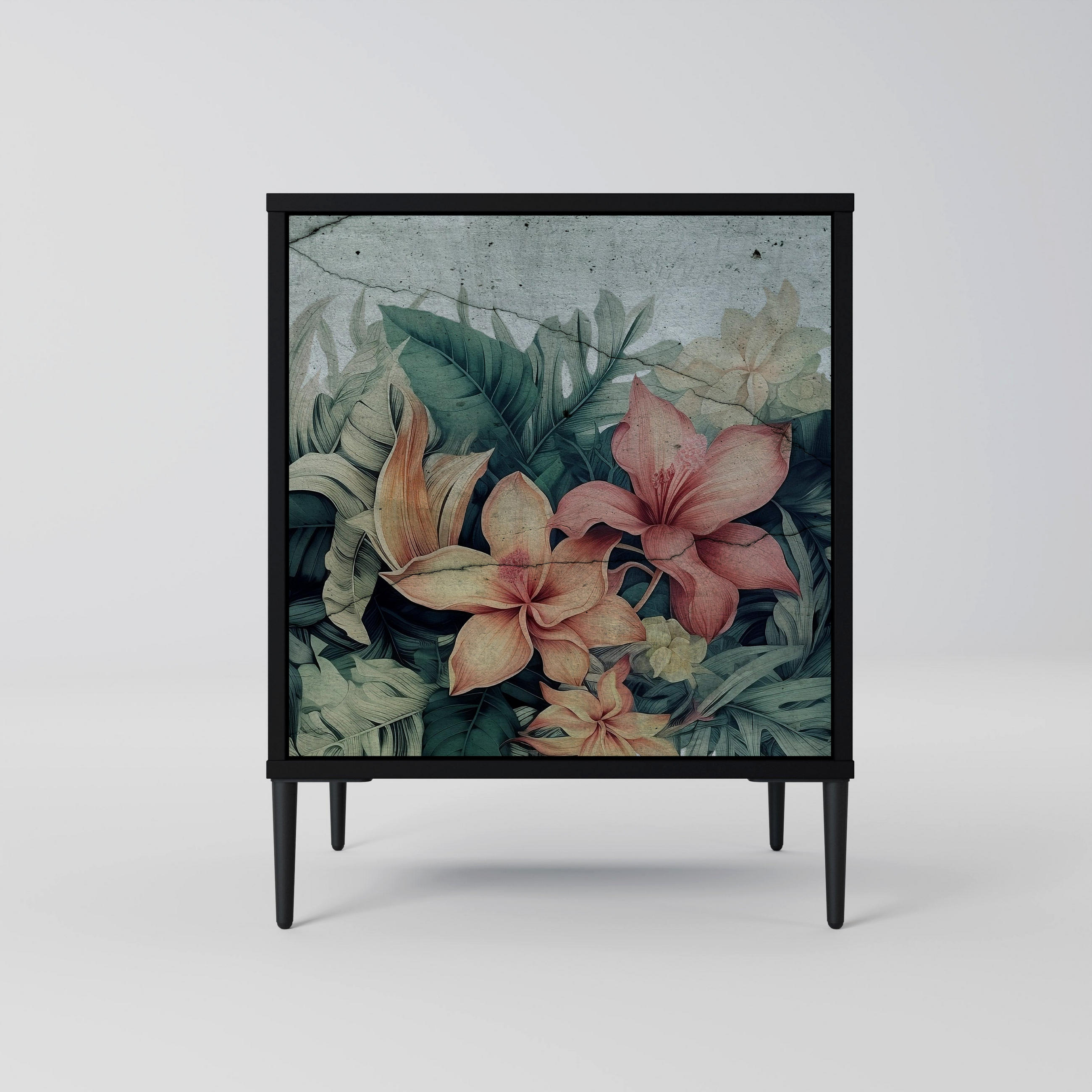 SpaceRebels Sideboard Schwarz 57.5x72.5x42 cm