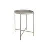 BEISTELLTISCH Meseta Grau 40/40/49 cm - Grau, Metall (40/40/49cm) - Leitmotiv