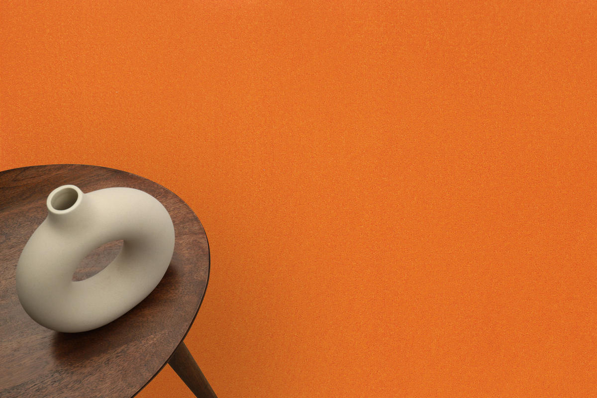 TEPPICH MONO SQUARE Orange 200/200 cm - Orange, Kunststoff (200/200cm) - Tapiso