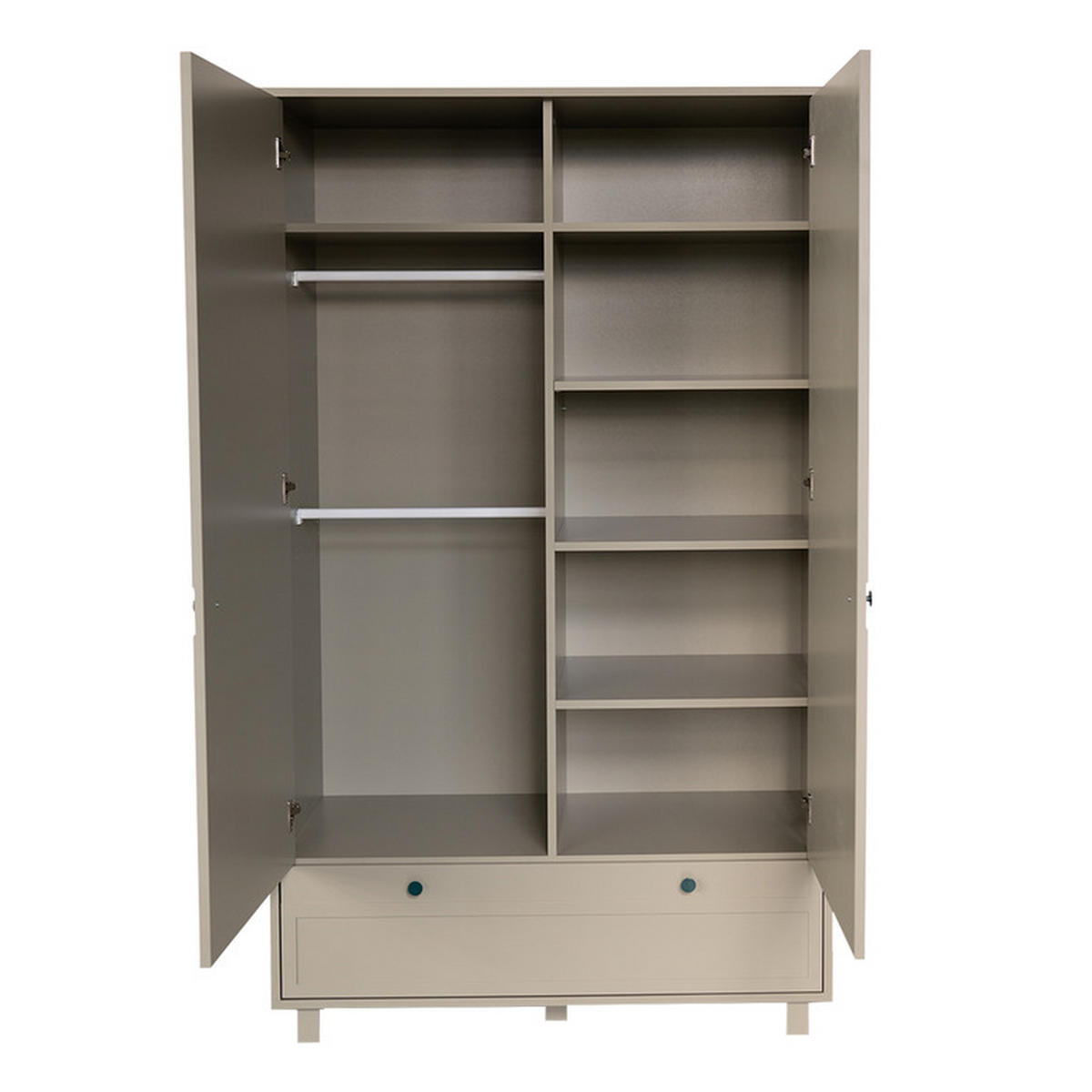 SKŘÍŇ 2DVEŘOVÁ Gabriel Zelená - zelená barva, kompozitní dřevo (117/197/50cm) - Petits-meubles