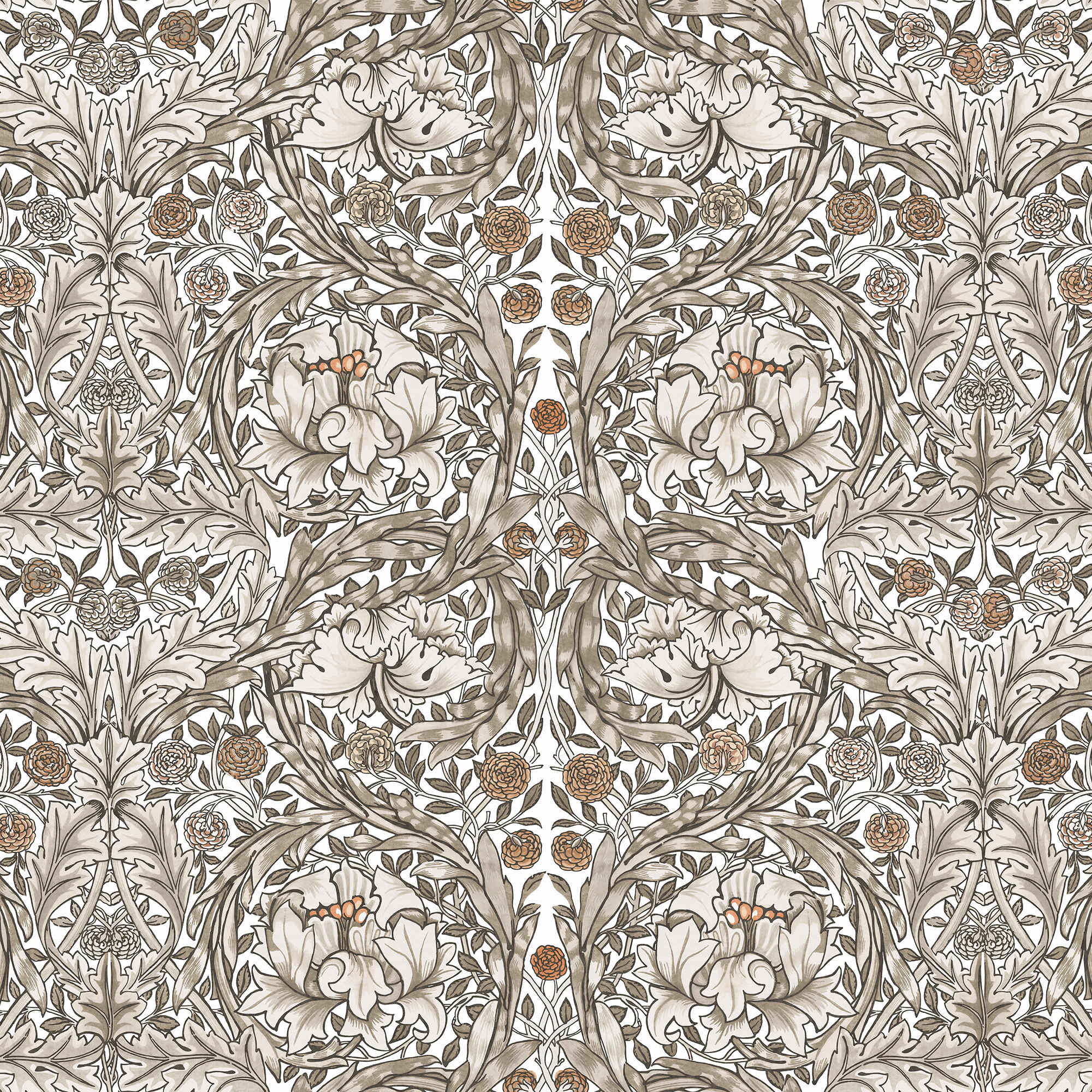 FOTOTAPETE Ringelblume Neutral - Beige, Papier/Textil (250/2cm) - Graham & Brown