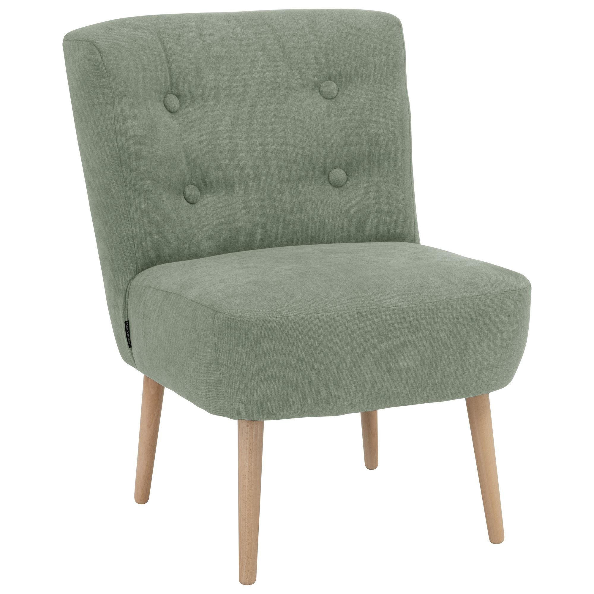 SESSEL Kamle Bezug Flachgewebe Buche natur / hellgrün - Grün, Kunststoff (68/78/58cm) - 58aufmkessel