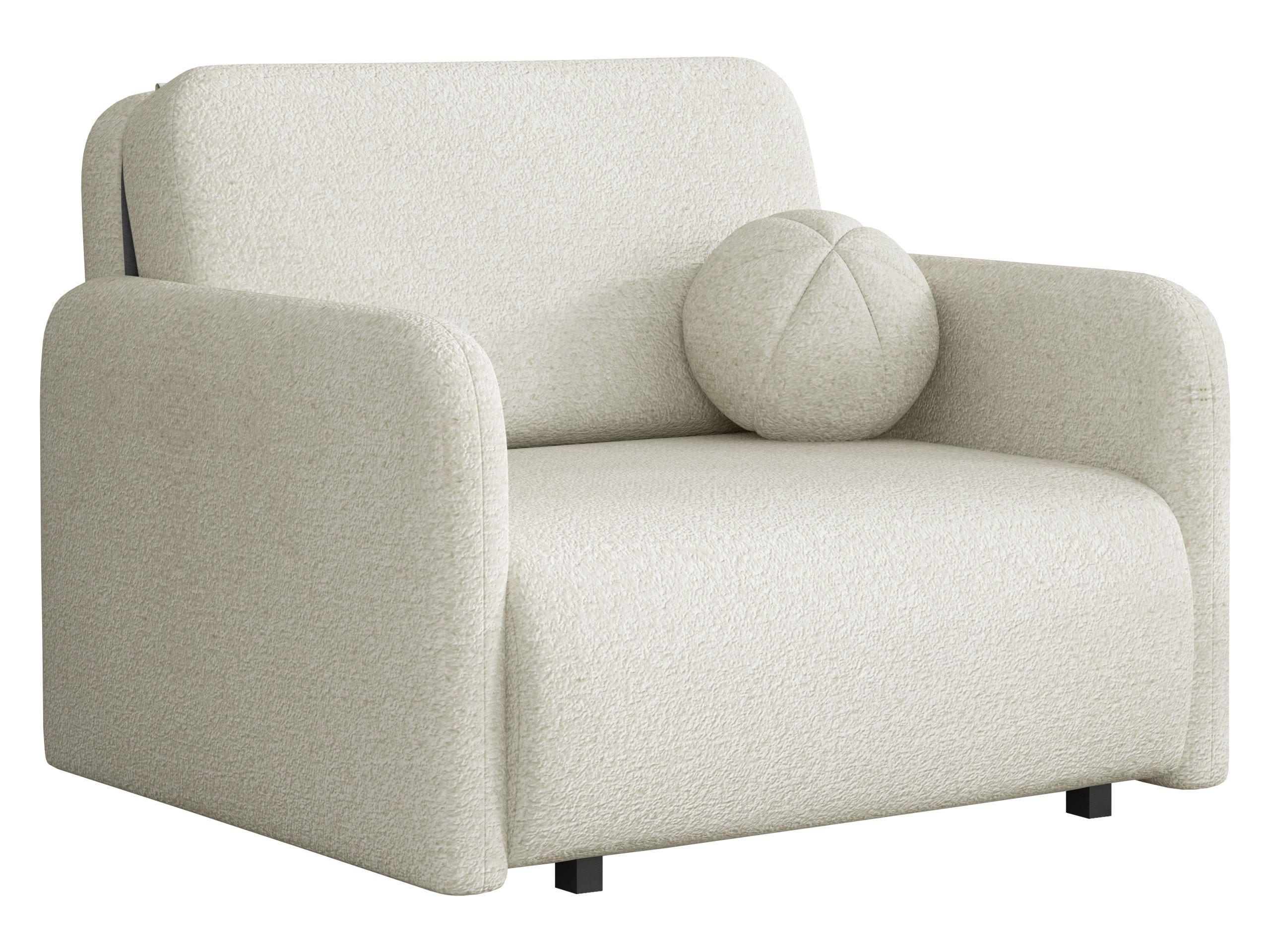 SCHLAFSOFA Viva Sun I - Schwarz/Naturfarben, Holz/Textil (100/85/103cm) - MIRJAN24