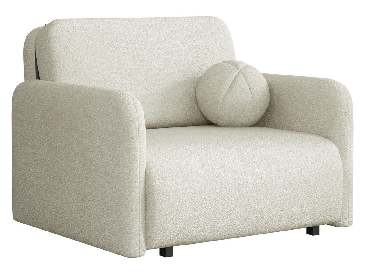 SCHLAFSOFA Viva Sun I - Schwarz/Naturfarben, Holz/Textil (100/85/103cm) - MIRJAN24