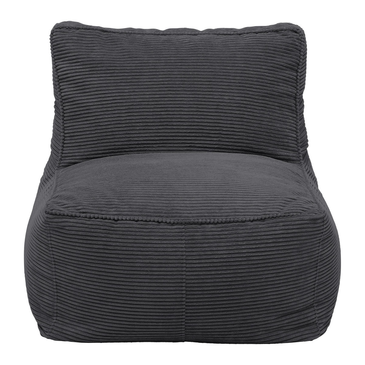 SITZSACK Caroline Anthrazit - Anthrazit, Textil (75/84/88cm) - Mömax