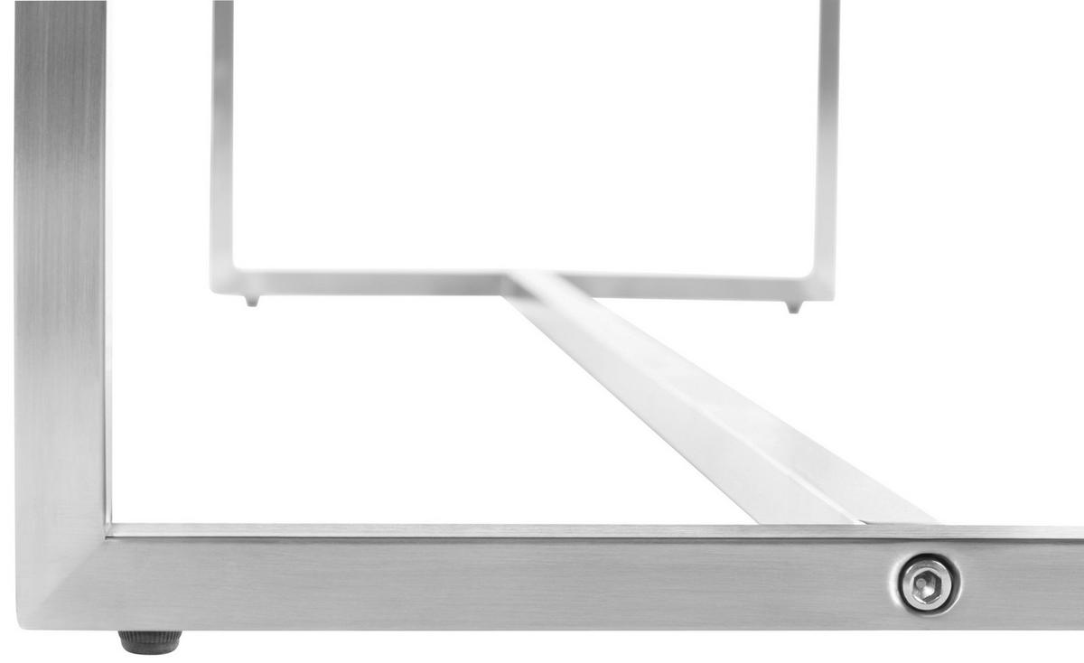 SITZBANK Puebla Kunstleder Grau - Grau, Leder (100/48/40cm) - DELUKE