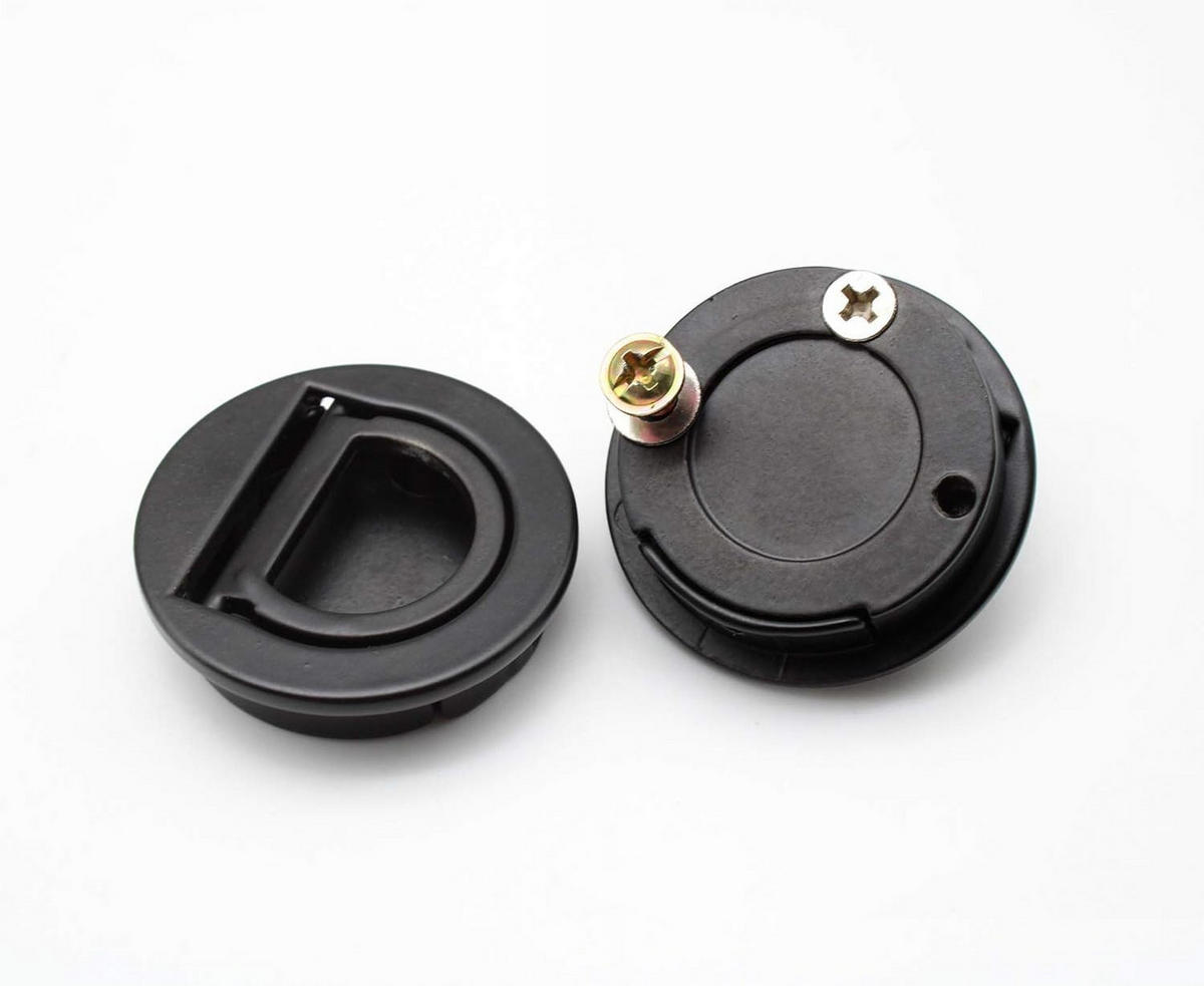MÖBELGRIFF 2er-Set - Schwarz, Metall (0.4/2/0.4cm)
