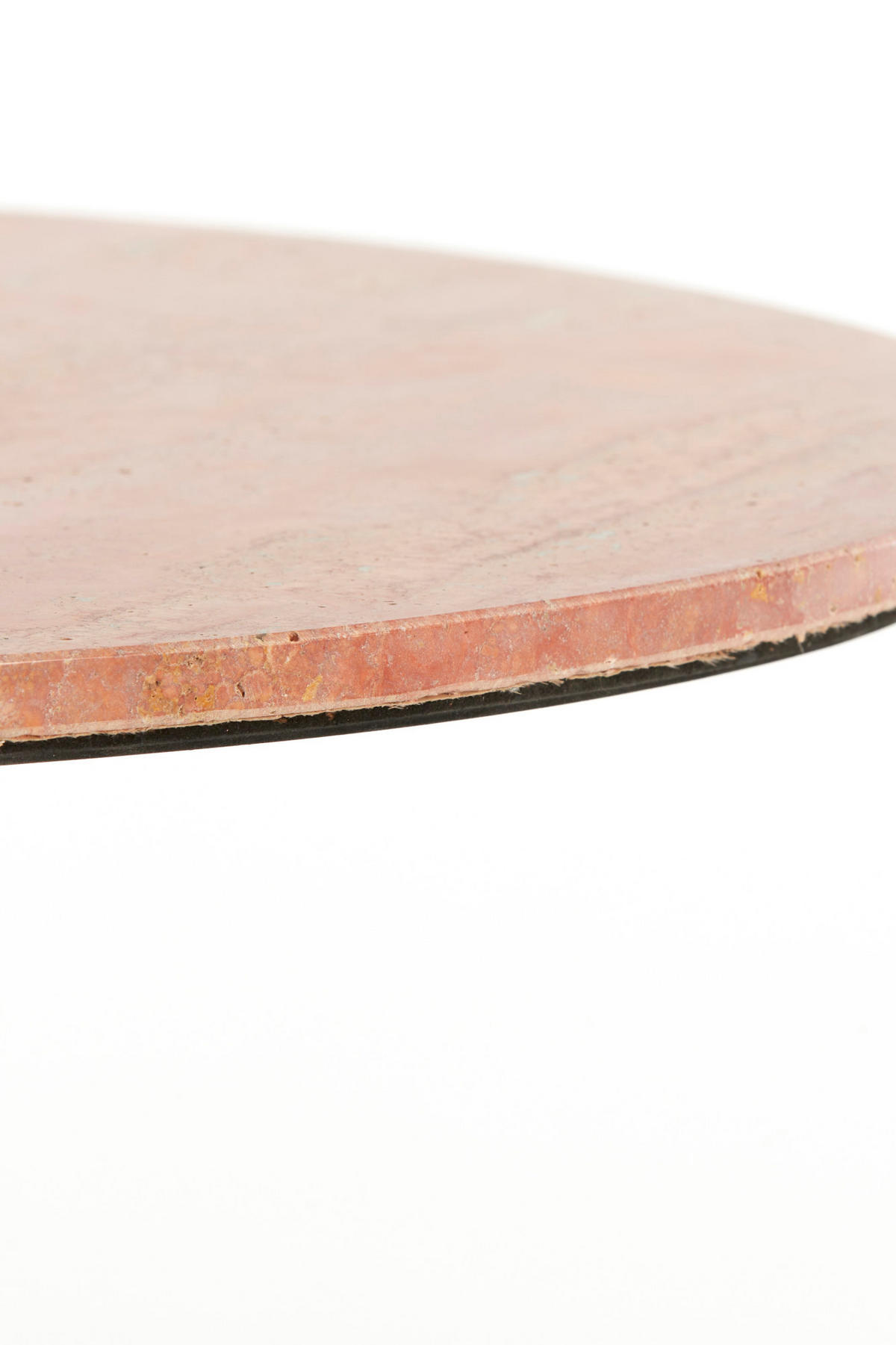 BEISTELLTISCH Dolin Rot Ø75/38 cm - Rot, Metall (75/75/38cm) - Light & Living