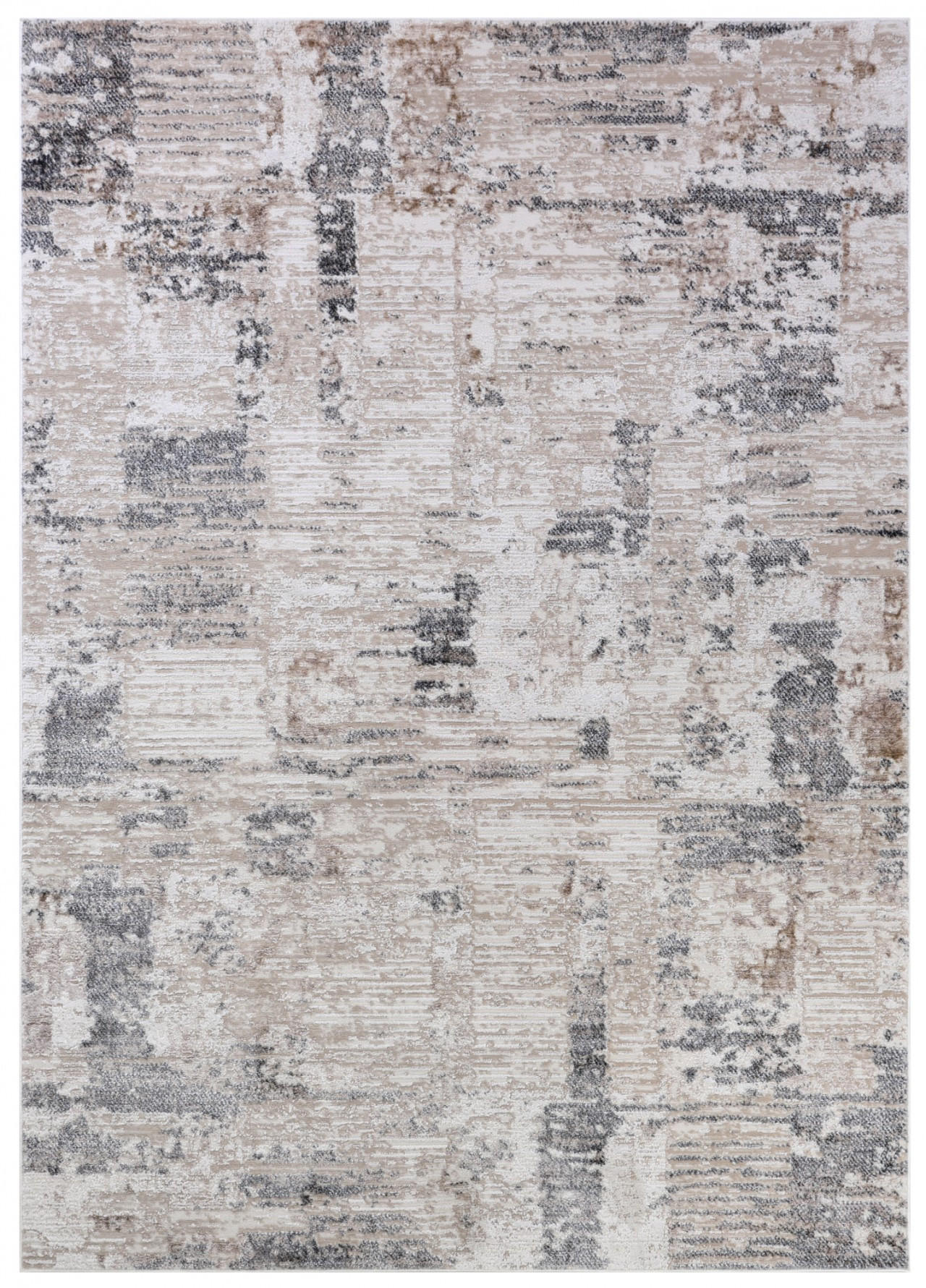 KOBEREC béžový grafitový krémový - 120 x 170 cm - béžová, textil (120/170cm) - Mazovia