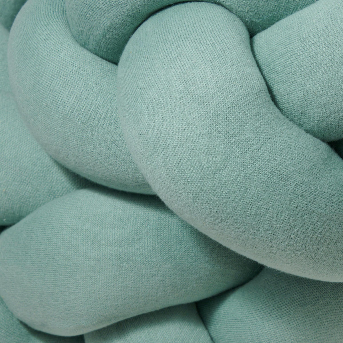 BETTSCHLANGE geflochten Mint Strick - Mintgrün, Textil (17/200cm) - nordic coast company