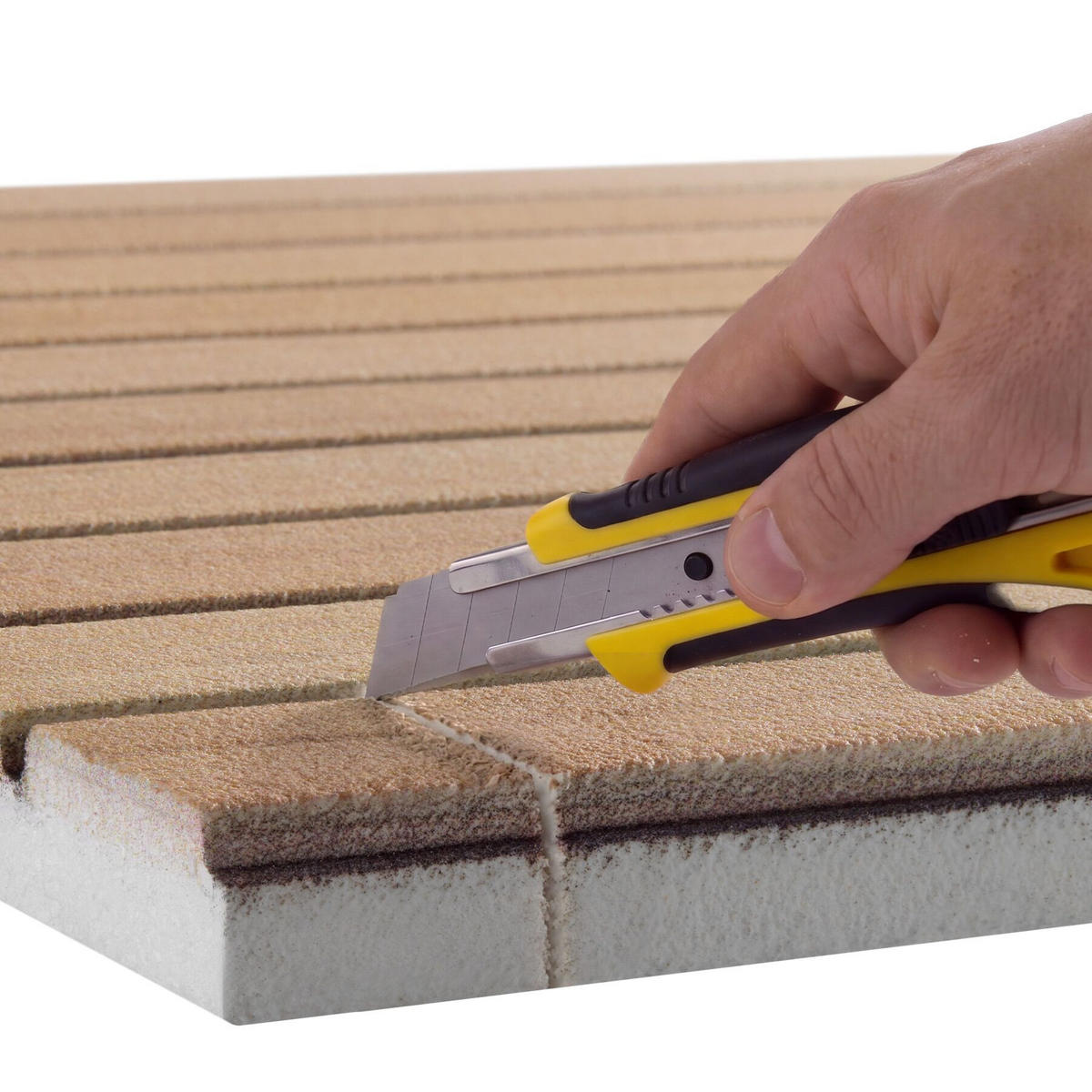 3D-WANDPANEELE , 100 x 50 x 2,5 cm, 2,5 m² Abdeckungsfläche, flexibel zuschneidbar, Naturholz hell - Hellbraun, Kunststoff (50/2/100cm) - tectake