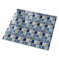 GLASPLATTE 80x60 cm – Orientalisches Mosaik - Grau, Glas (0.4/80/60cm) - ArtPrintCave