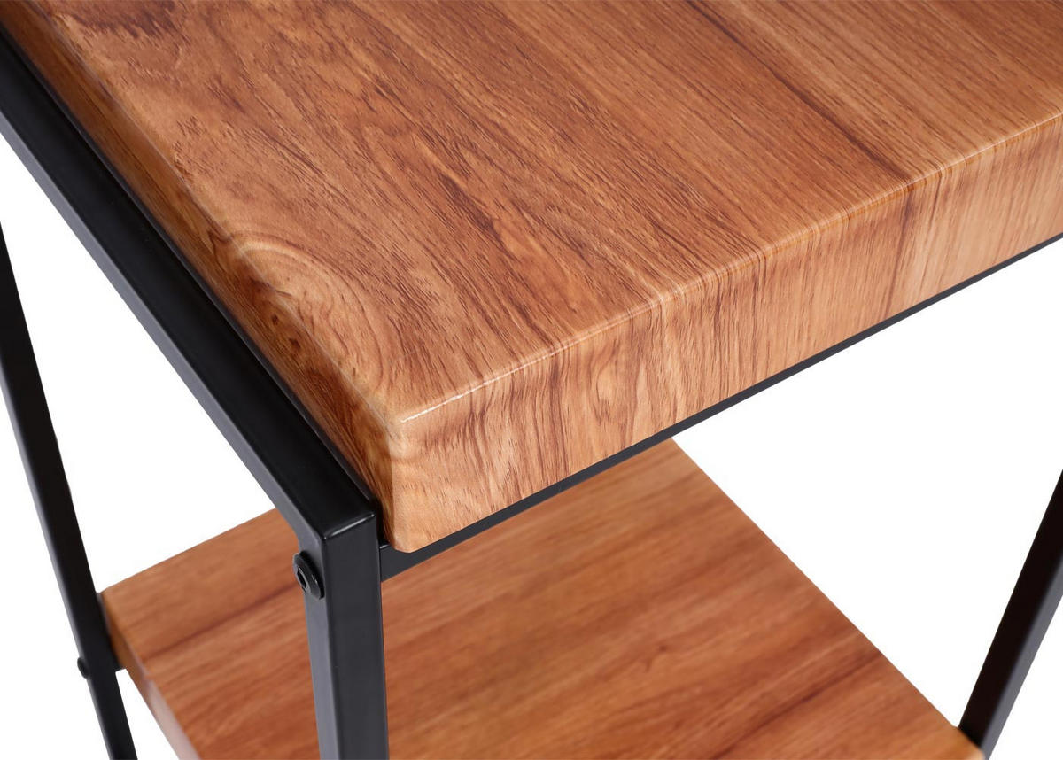 BLUMENTISCH quadratisch Braun - Braun, Holzwerkstoff (32/30/101cm) - MCW